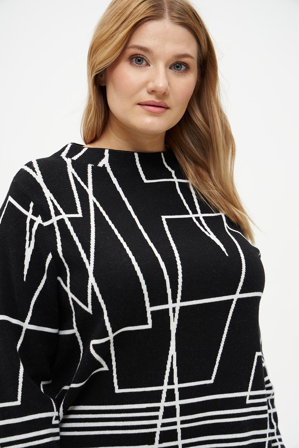 Пуловер Frapp с геометрическим рисунком