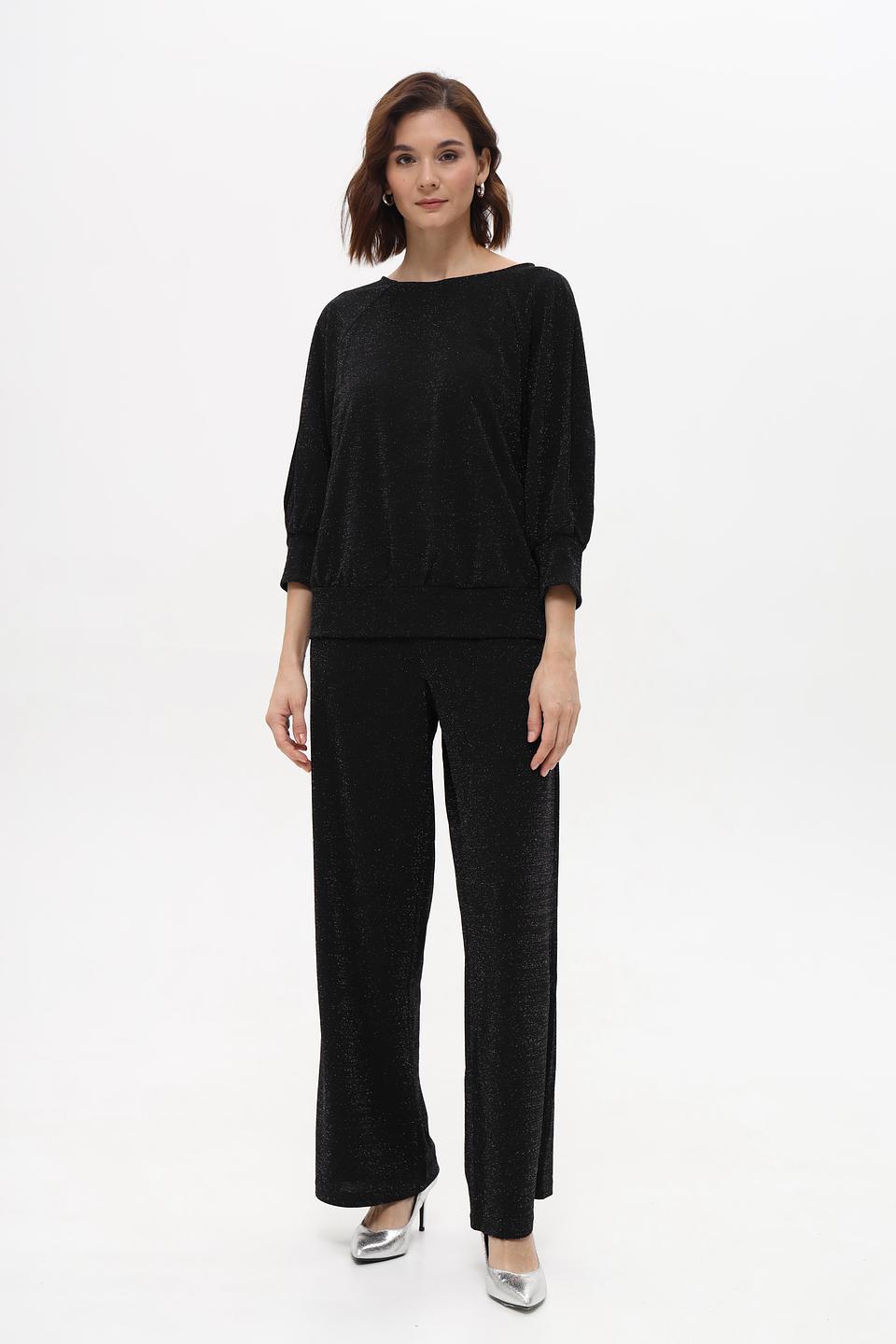 Брюки Betty Barclay с блестками черные