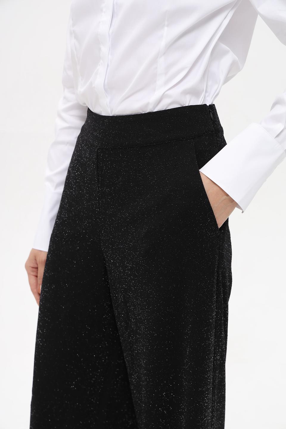 Брюки Betty Barclay с блестками черные