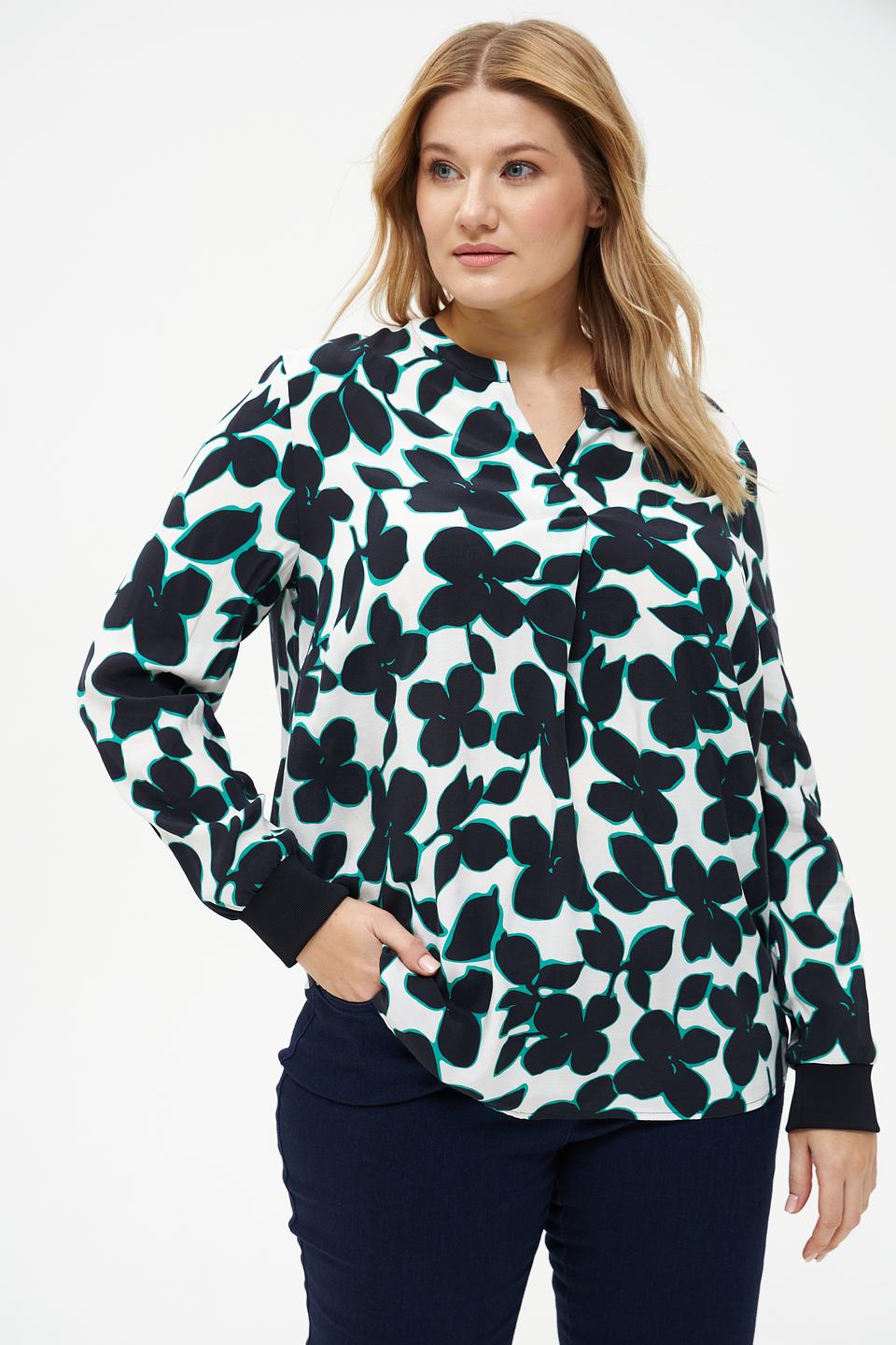 Блуза Frank Walder с цветочным принтом