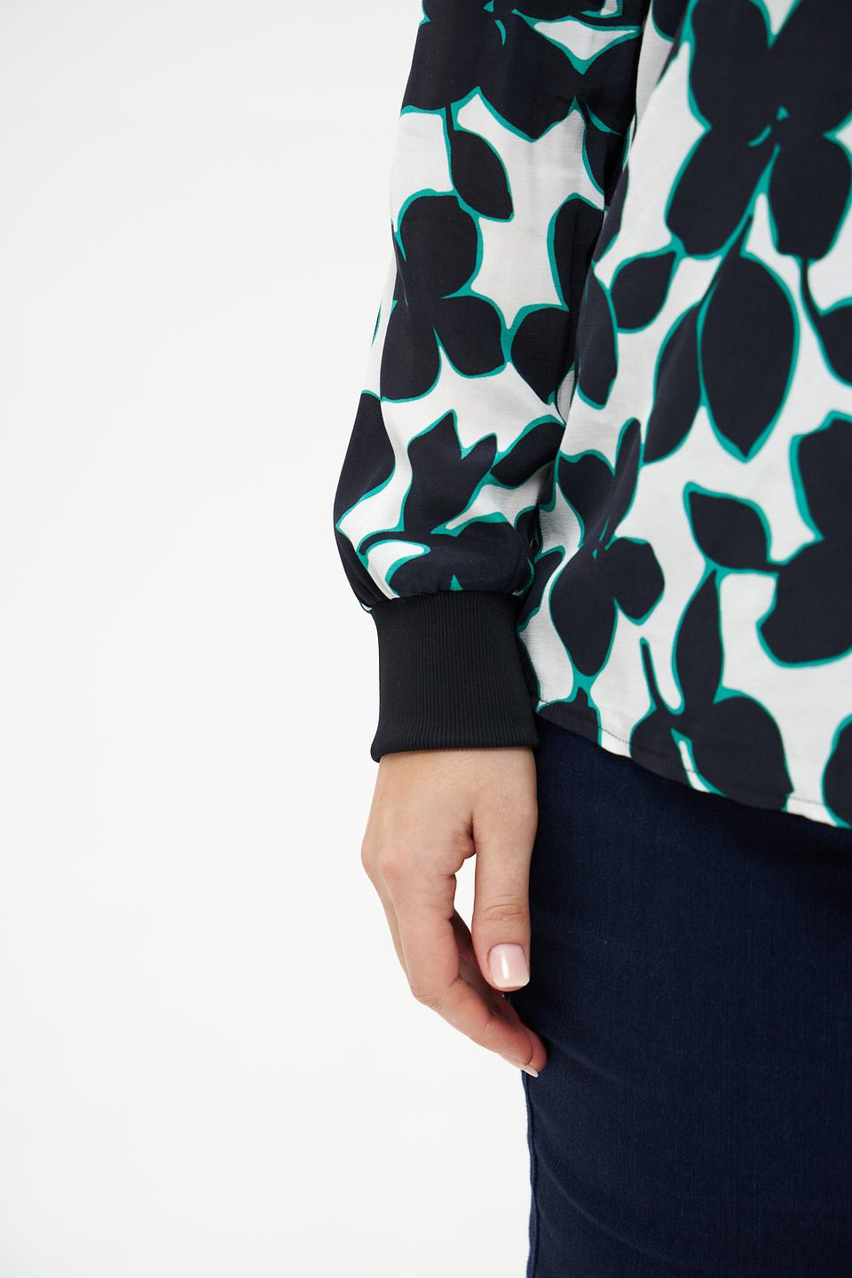 Блуза Frank Walder с цветочным принтом