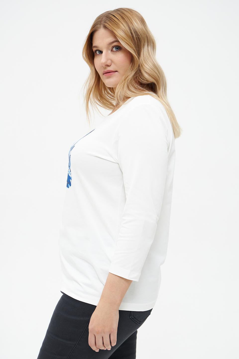 Футболка Rabe collection с цветочным принтом