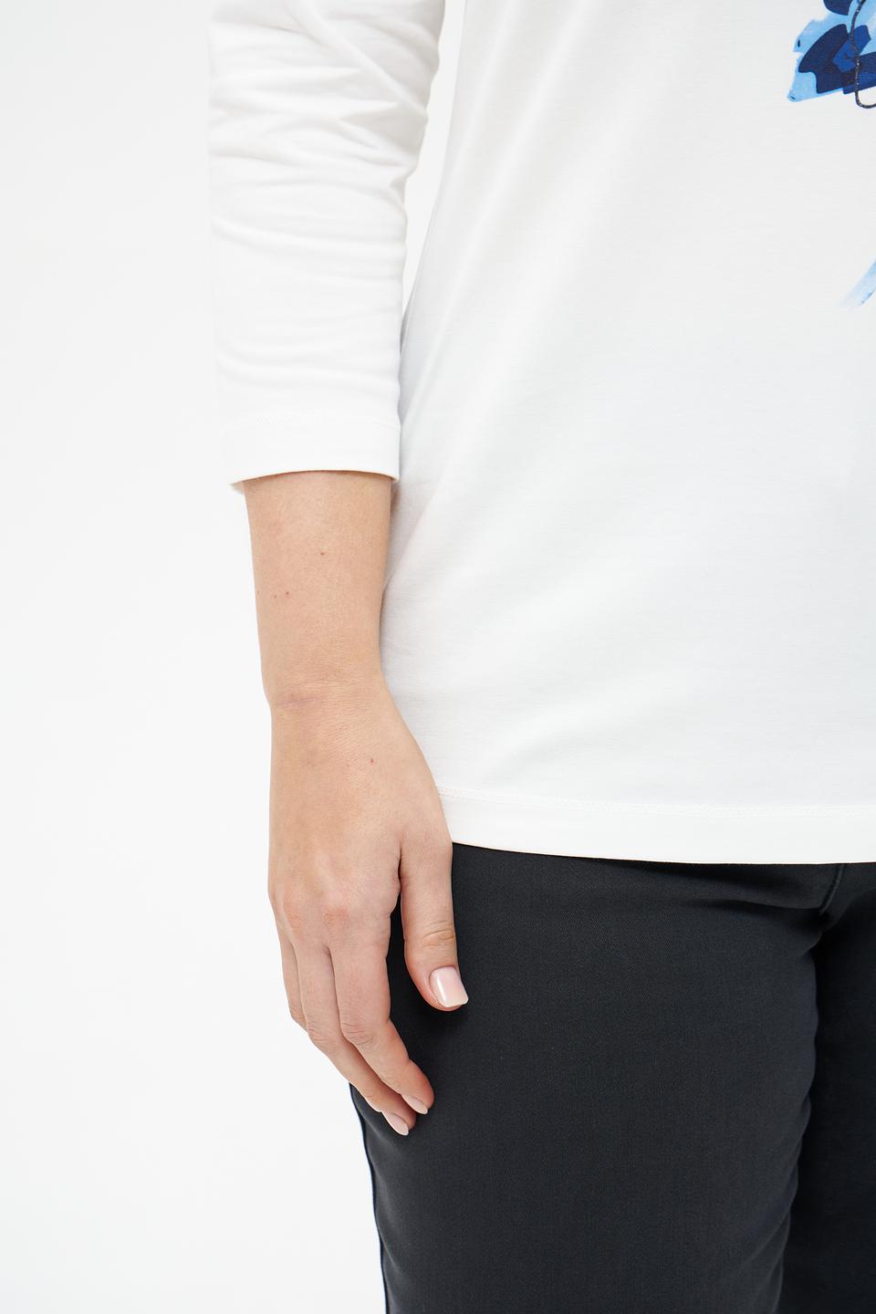 Футболка Rabe collection с цветочным принтом