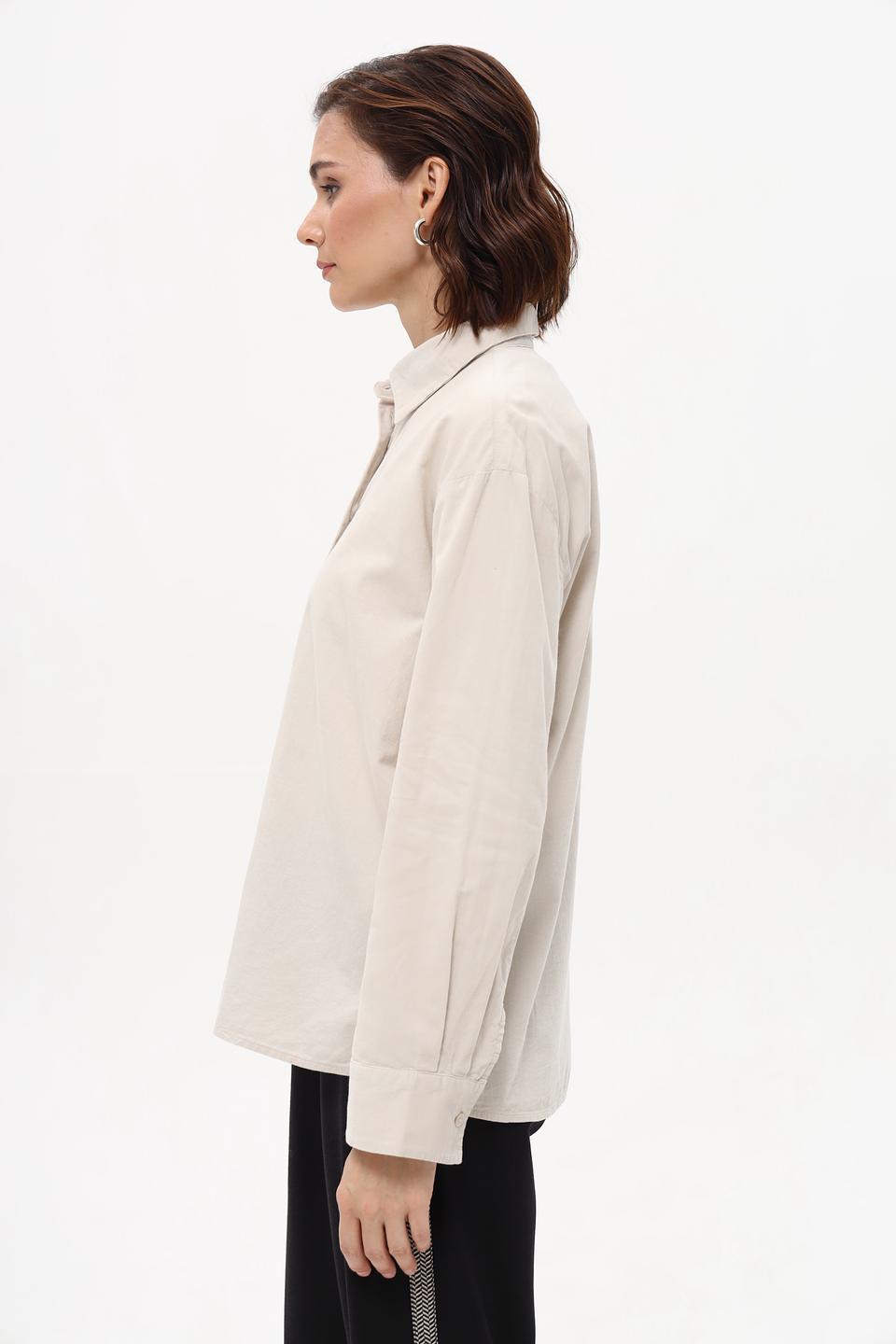 Рубашка Tom Tailor бежевая