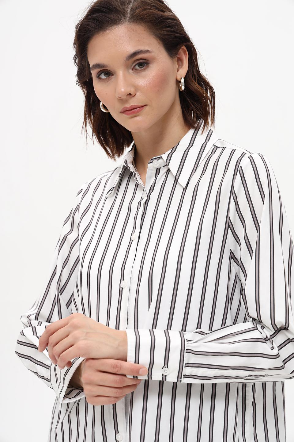 Рубашка Marc Aurel в полоску