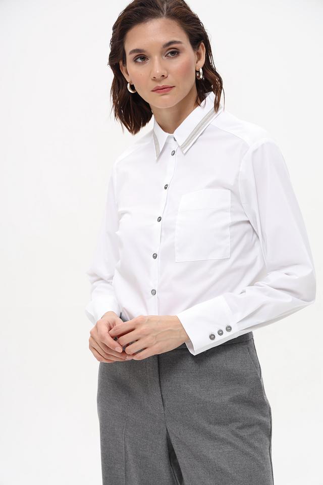 Рубашка Bianca с воротником