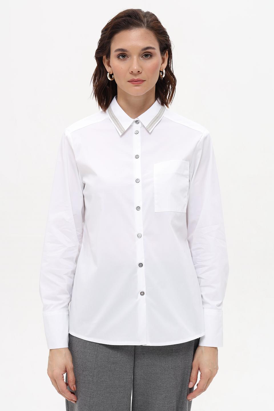 Рубашка Bianca с воротником