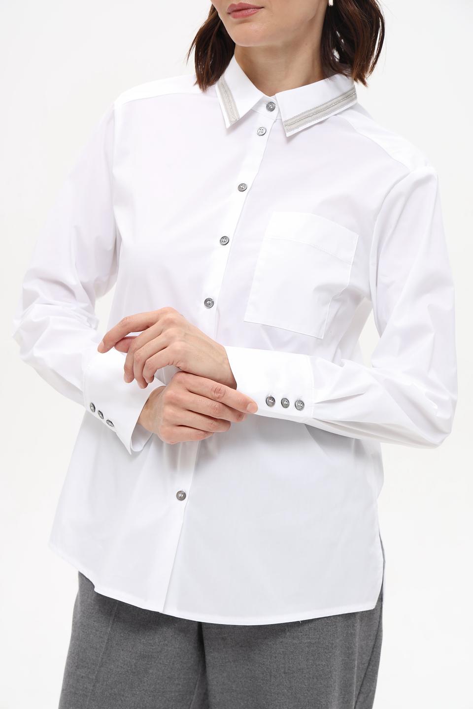 Рубашка Bianca с воротником