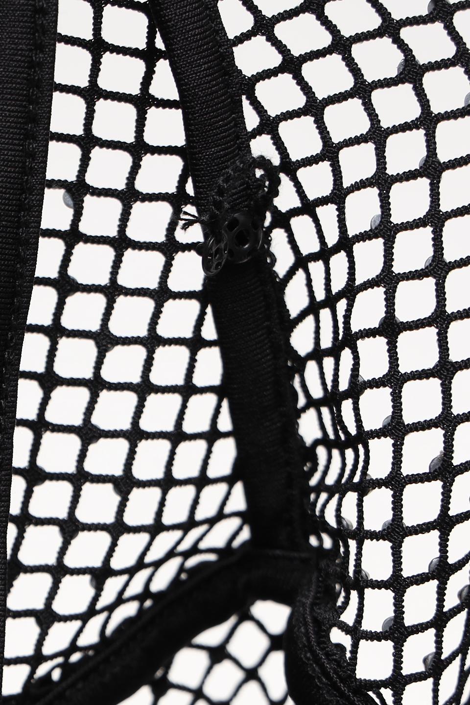 Блуза Oui с вышивкой чёрная