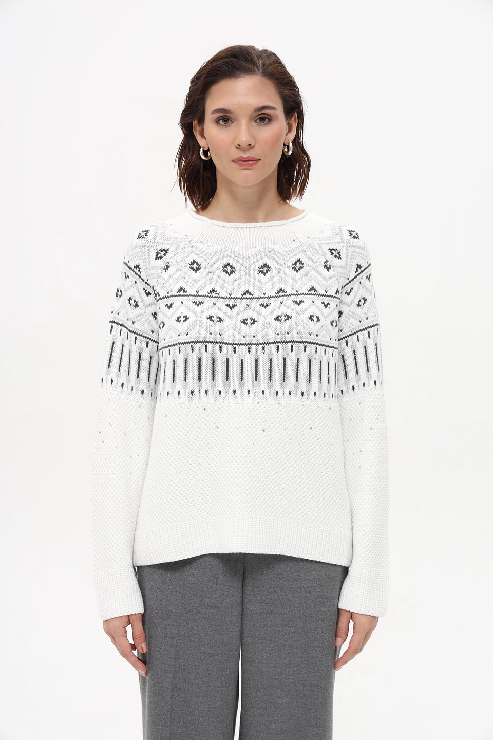Пуловер Monari с узором