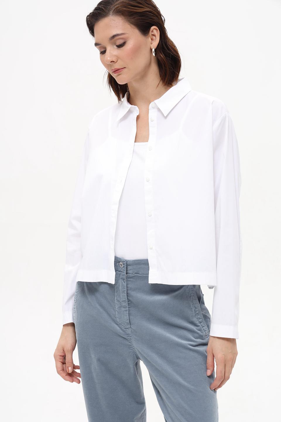 Блуза Tom Tailor denim белая