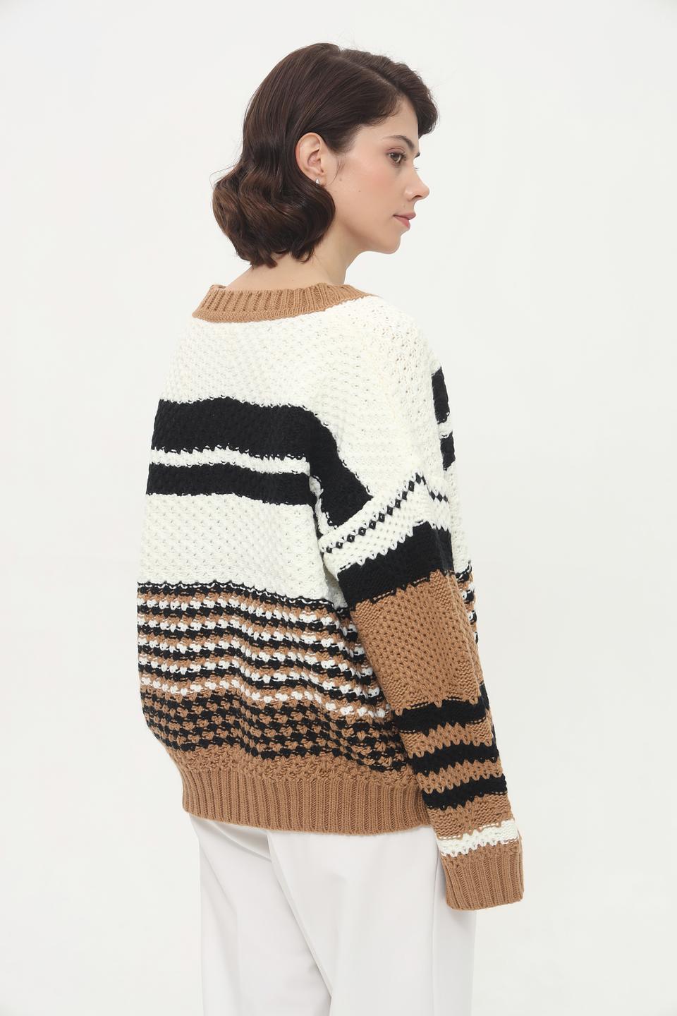 Пуловер Broadway в полоску