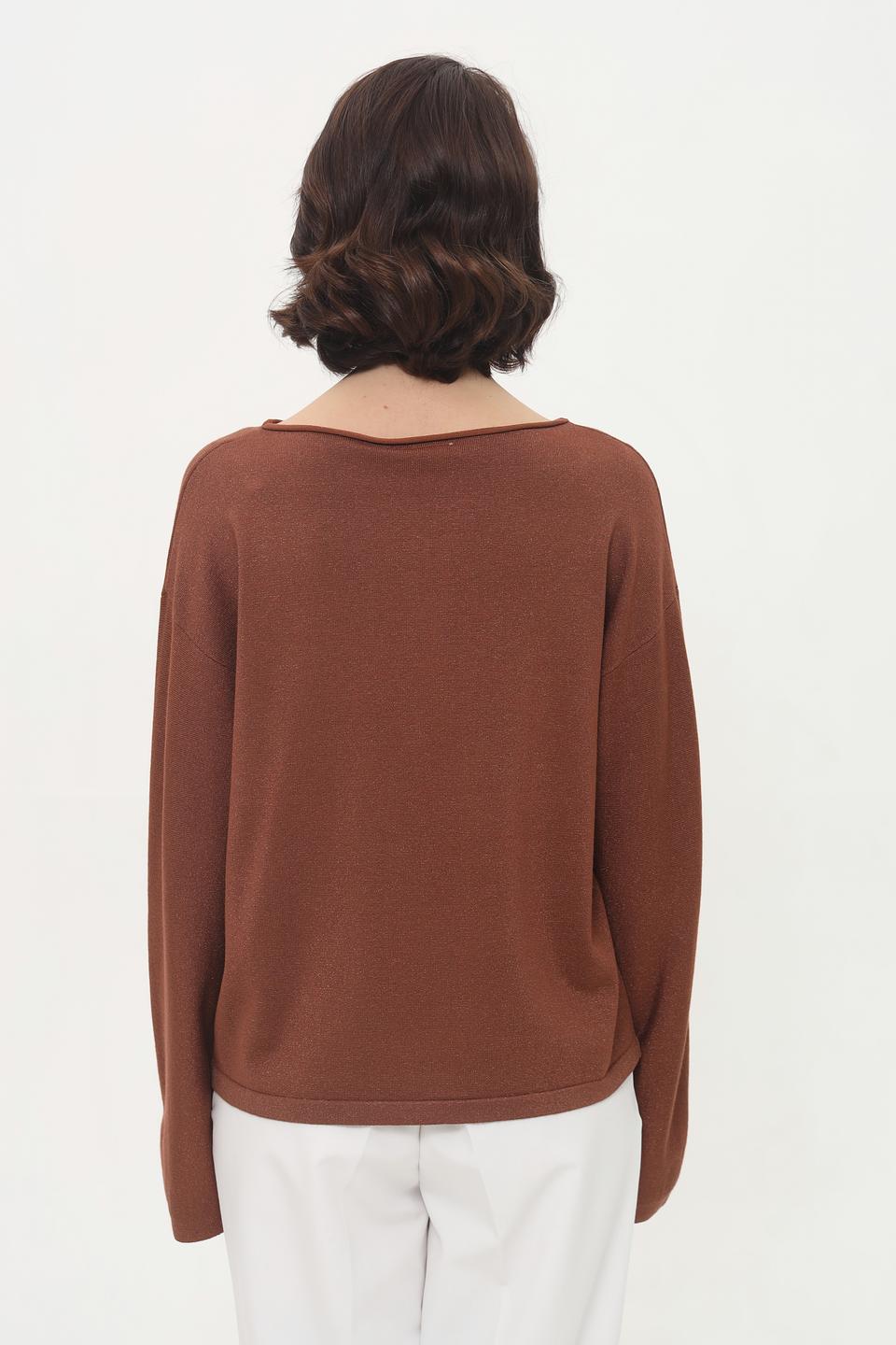 Пуловер Broadway терракотовый