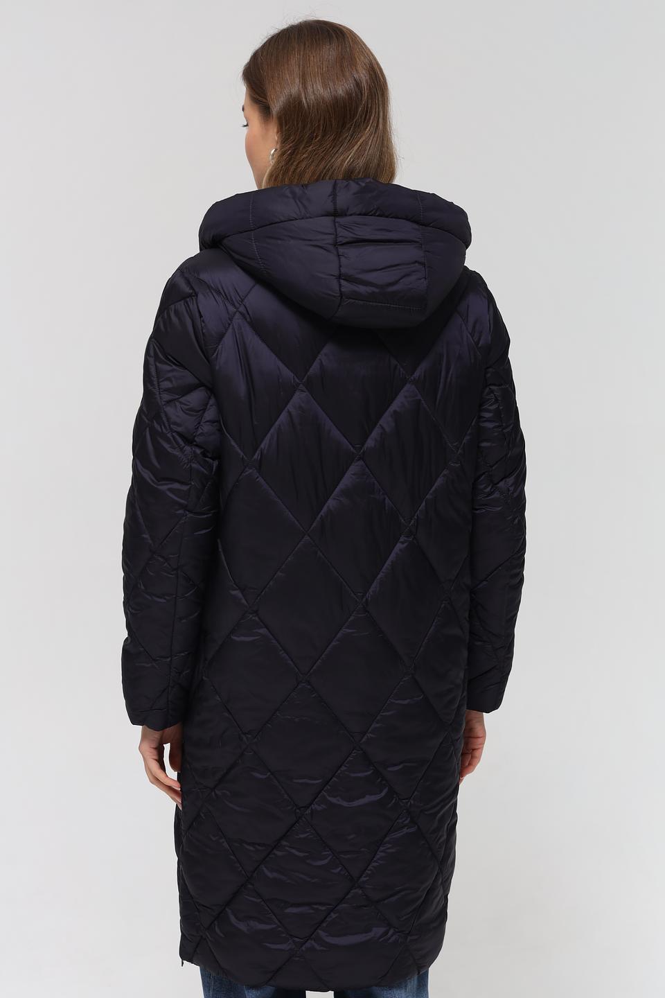 Пальто Lebek стеганое чёрное