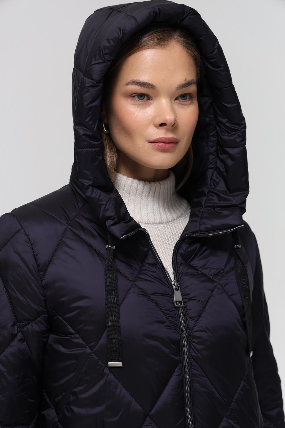 Пальто Lebek стеганое чёрное