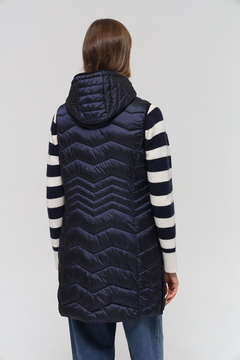 Жилет Lebek стеганый синий