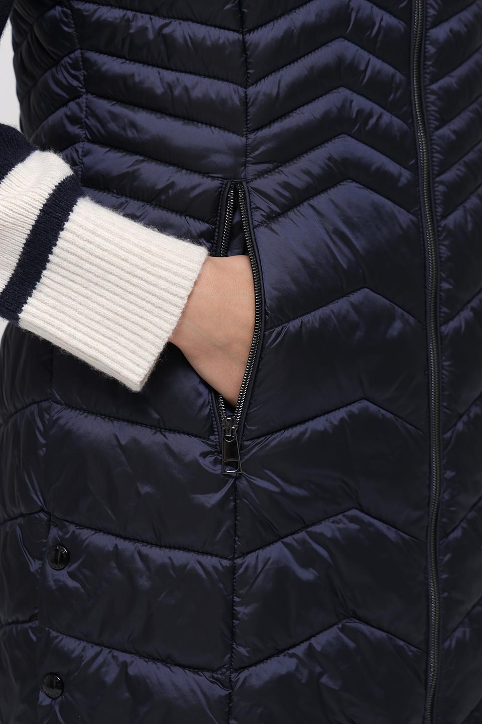 Жилет Lebek стеганый синий