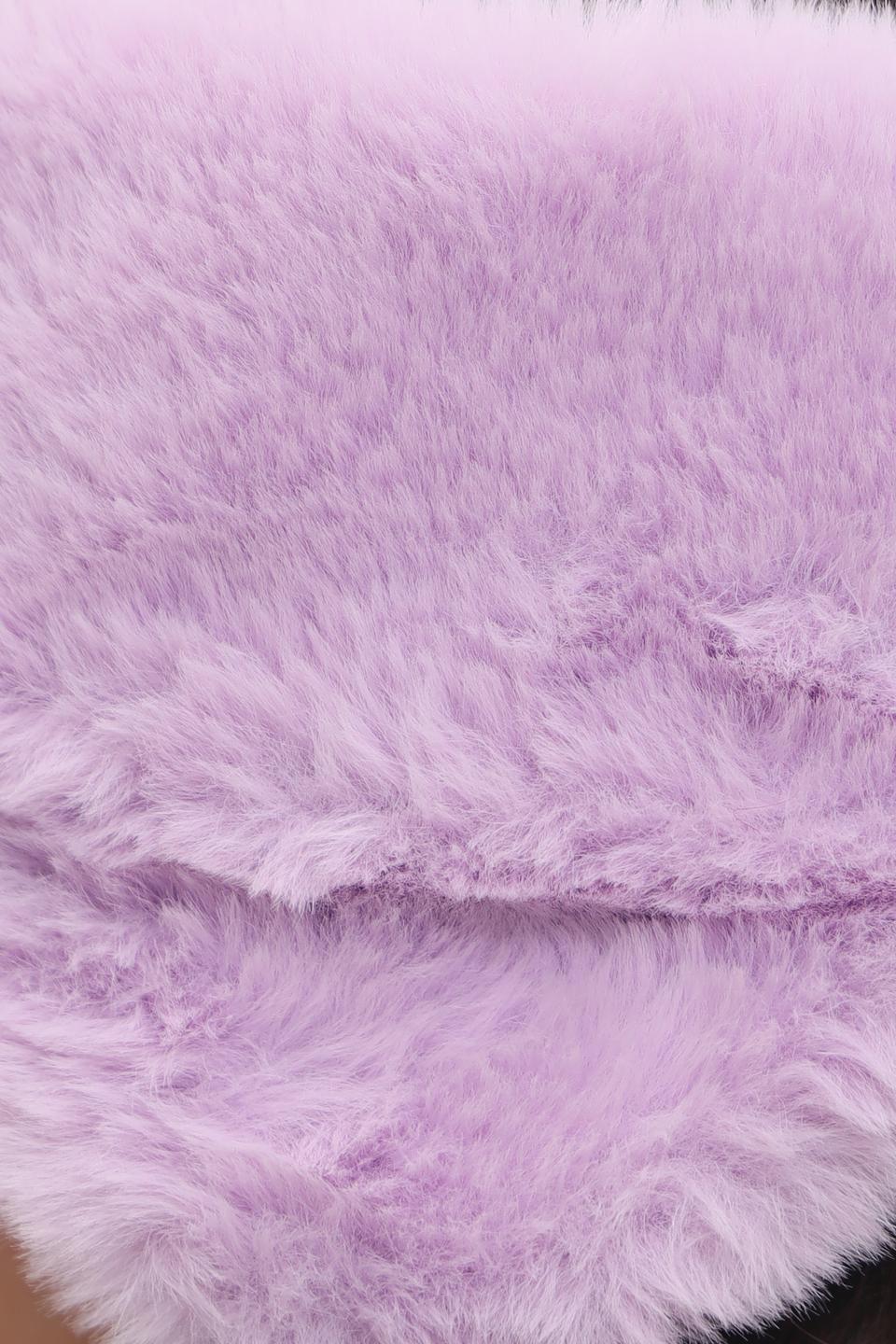 Повязка Seeberger с мехом лавандовая