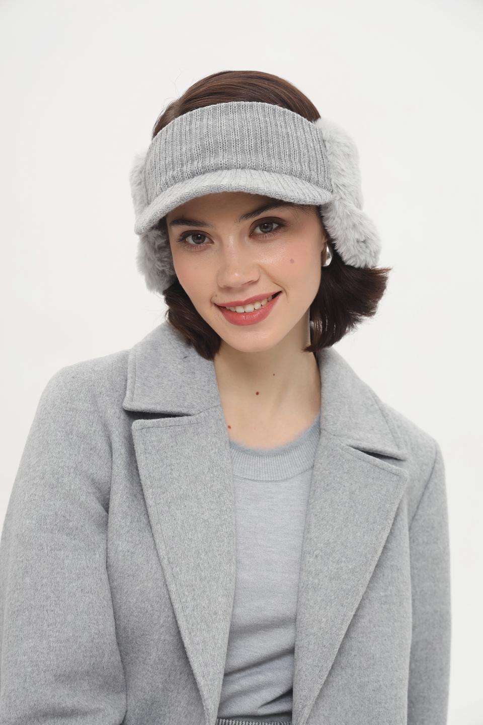 Повязка Seeberger серая с мехом