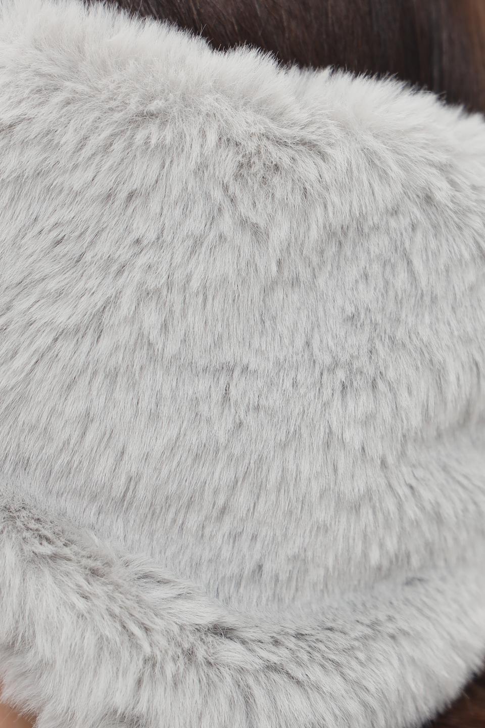 Повязка Seeberger серая с мехом