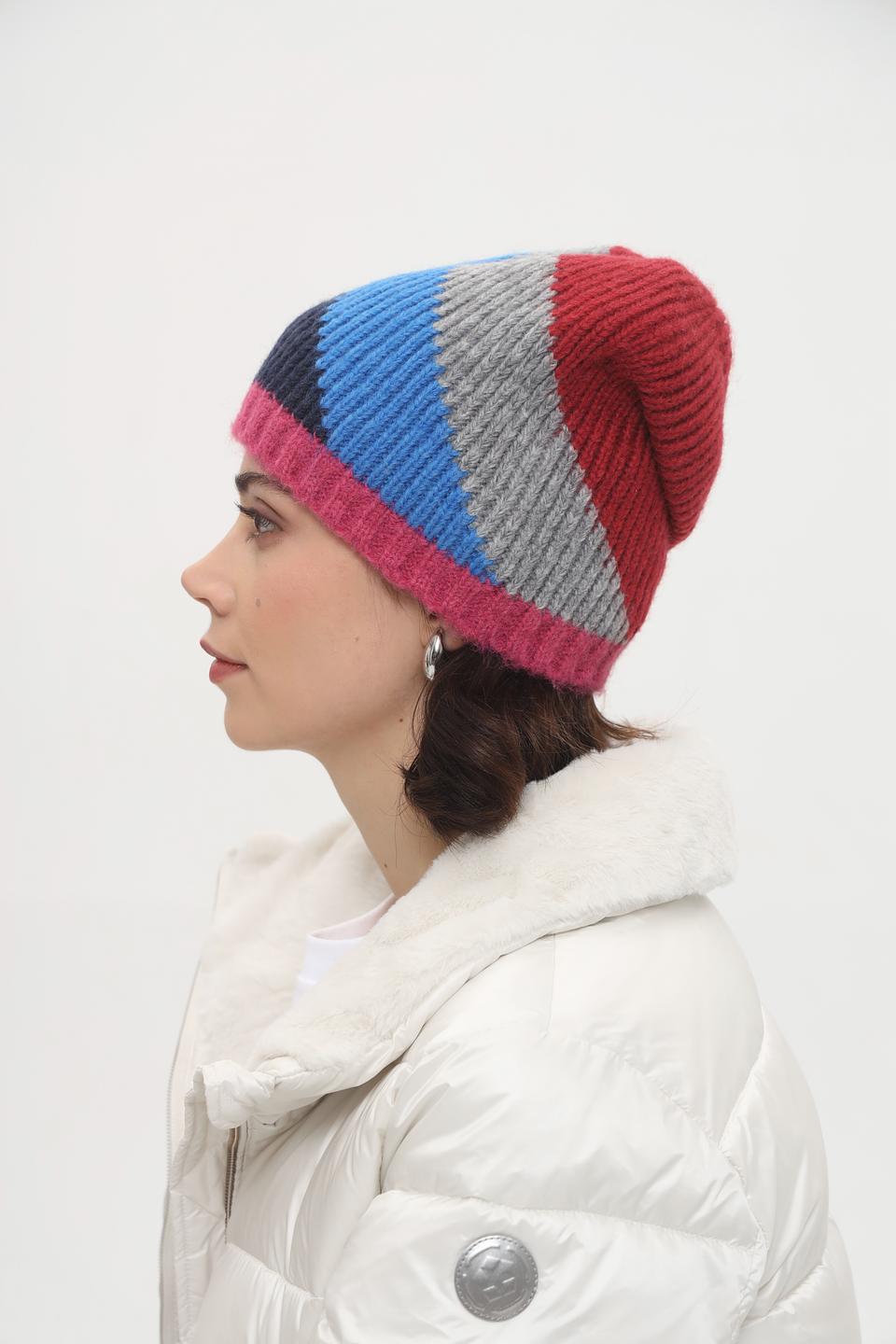 Шапка Seeberger разноцветная