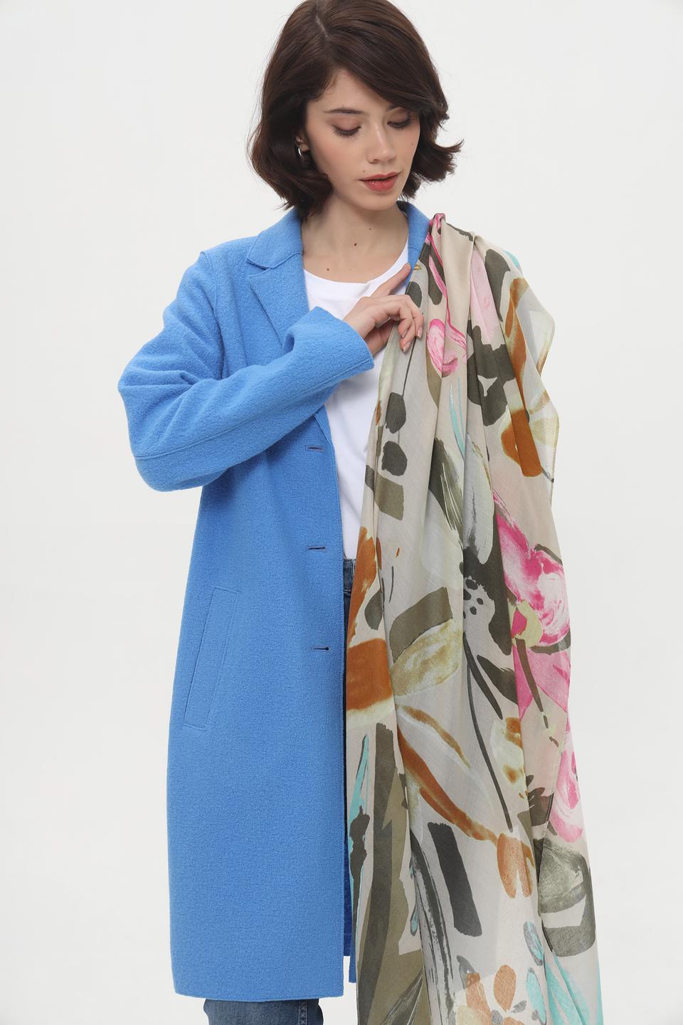 Шарф Fraas с цветочным принтом