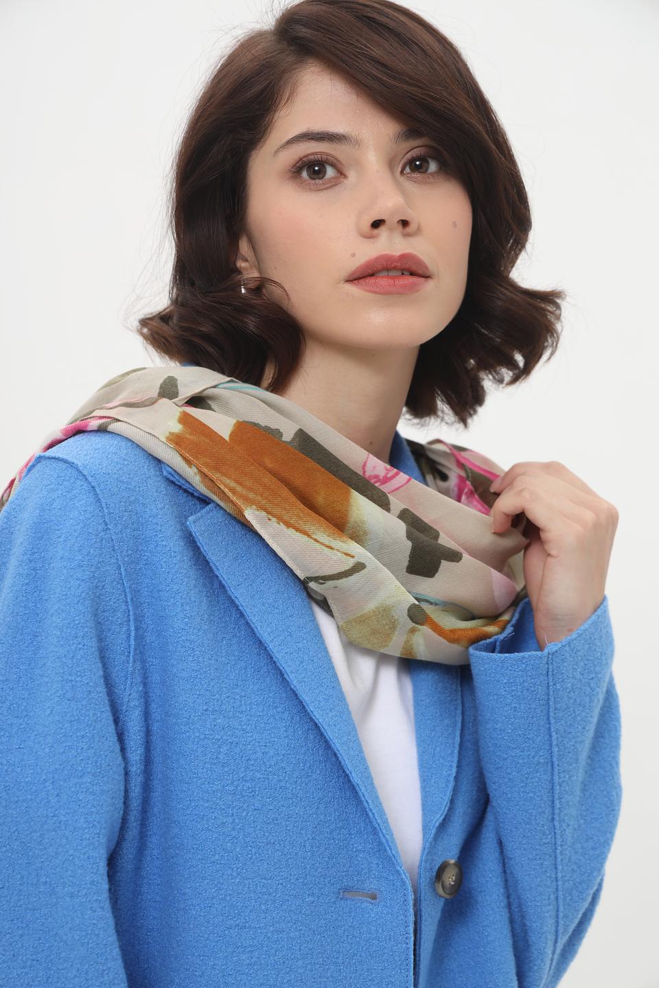 Шарф Fraas с цветочным принтом