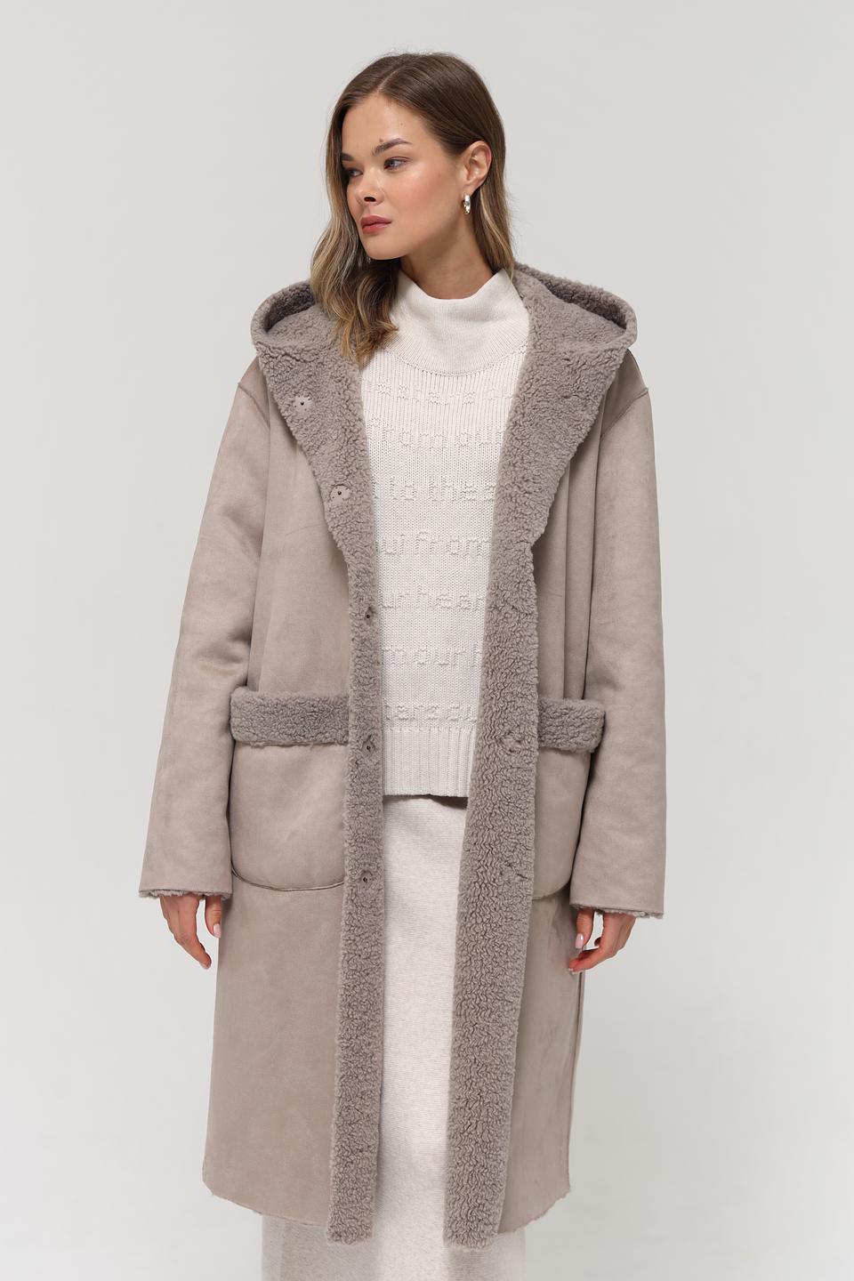 Пальто White Label с мехом