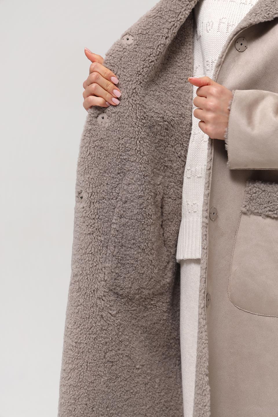 Пальто White Label с мехом