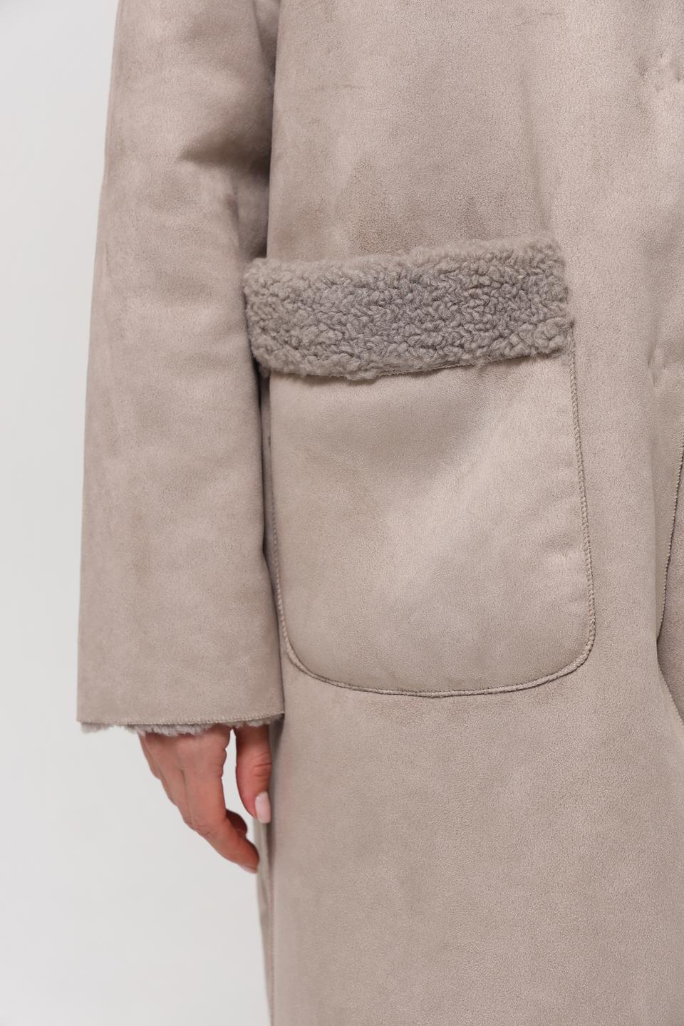 Пальто White Label с мехом