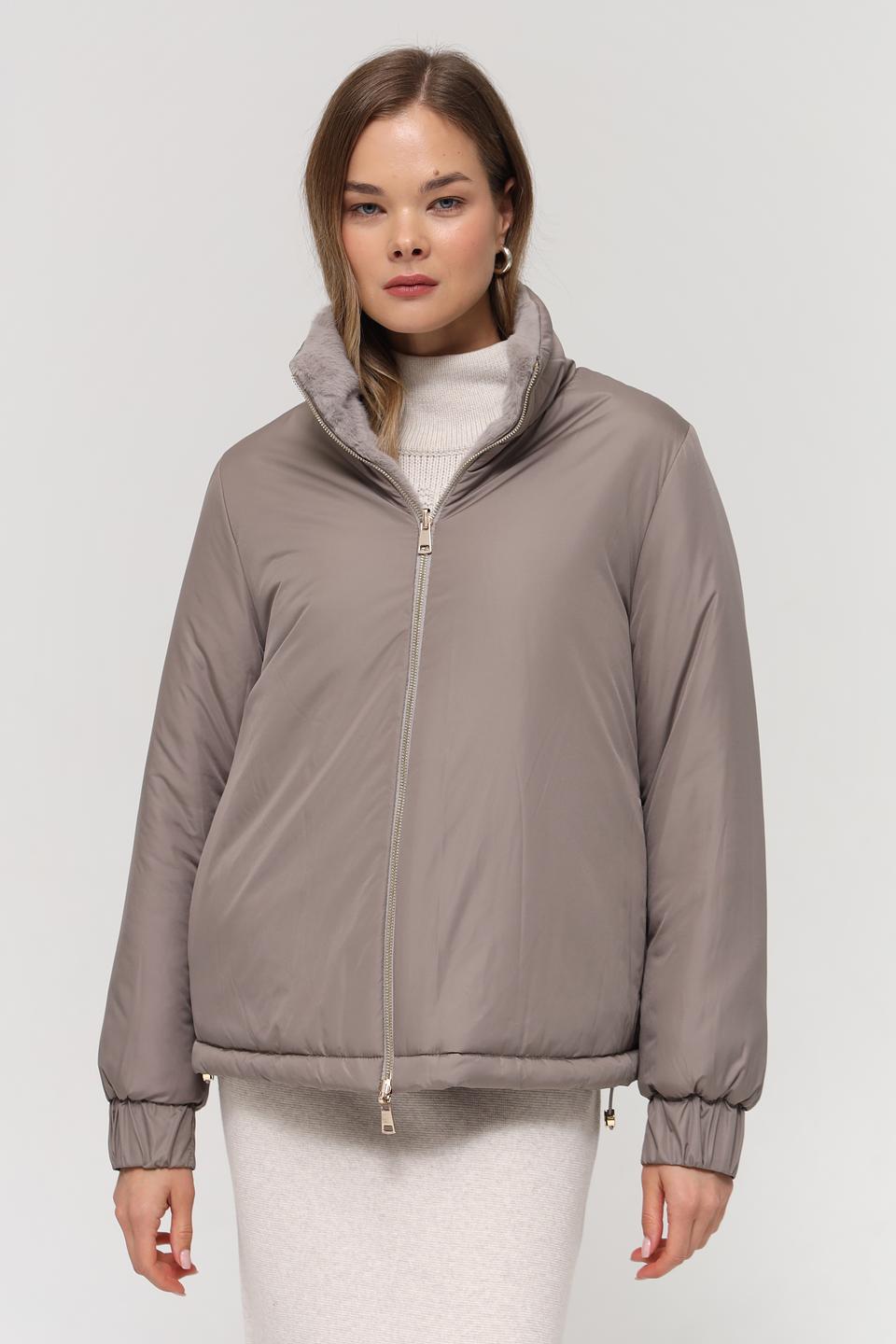 Шуба White Label серая