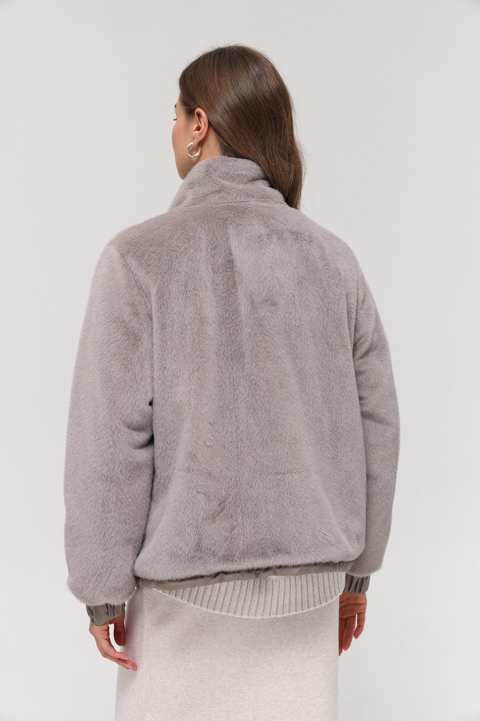 Шуба White Label серая