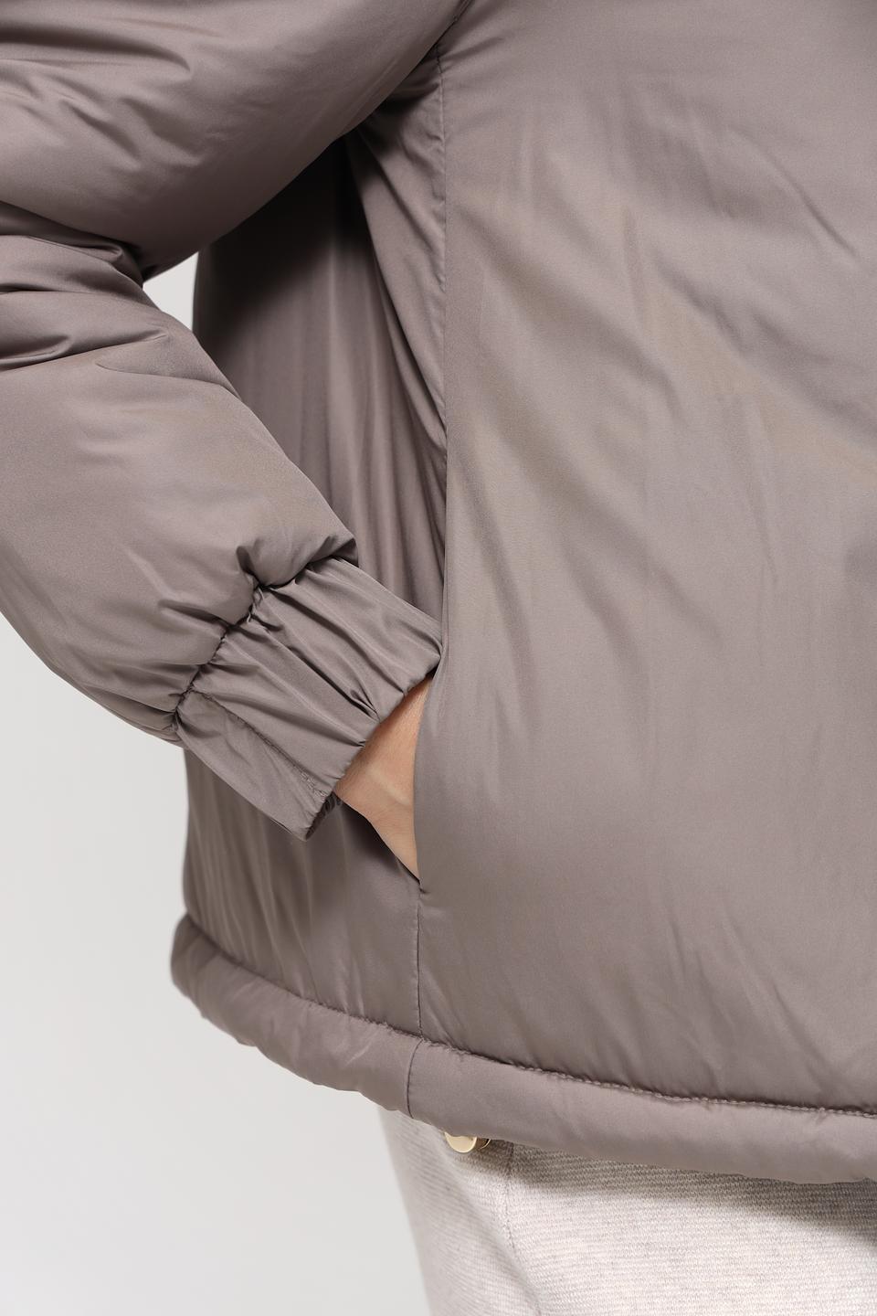 Шуба White Label серая