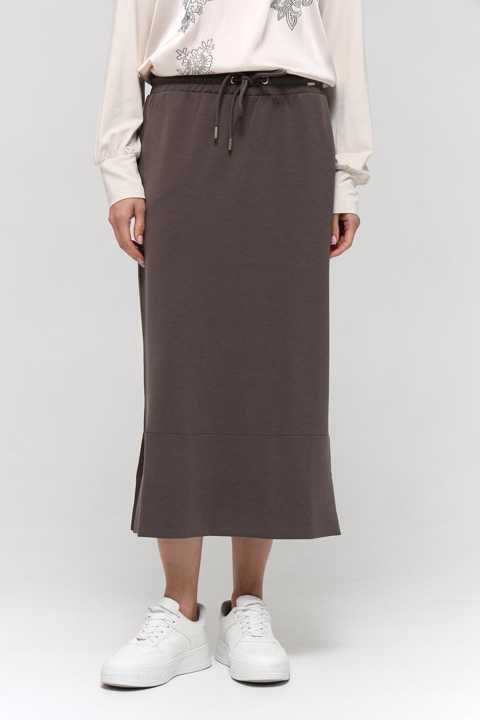 Юбка Cinque с кулиской серая