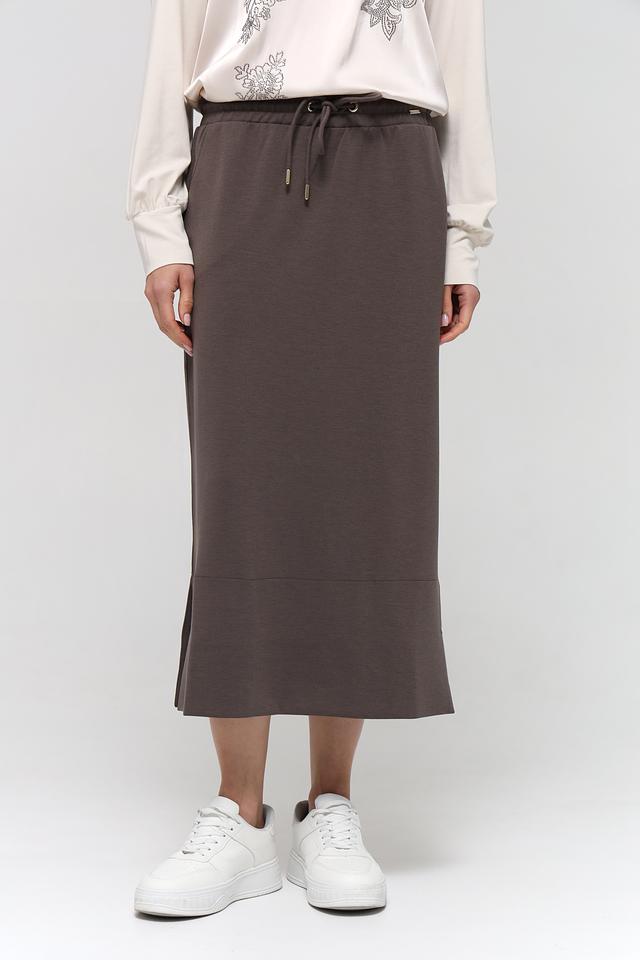 Юбка Cinque с кулиской серая