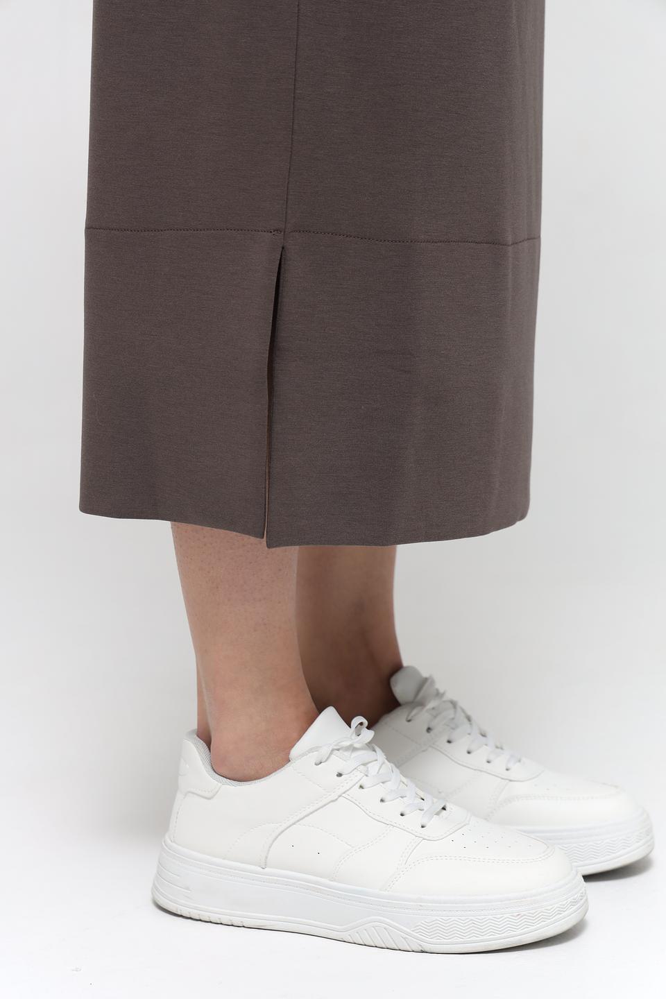 Юбка Cinque с кулиской серая