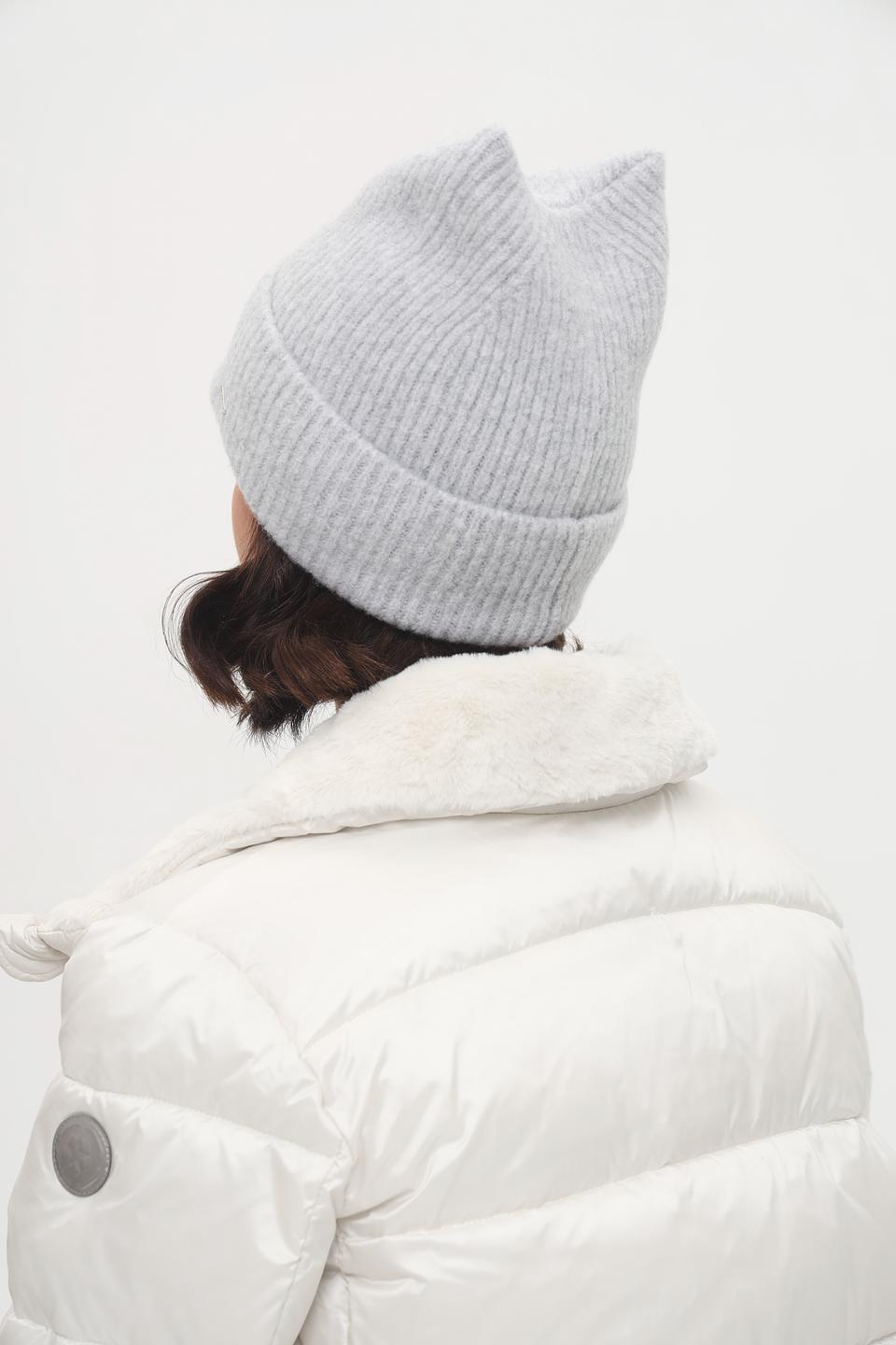 Шапка Marhatter с ушками серая