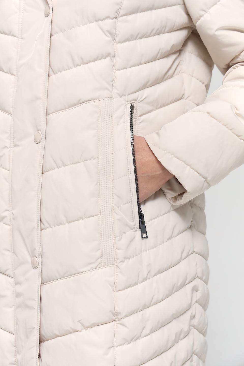 Куртка Lebek стеганая бежевая