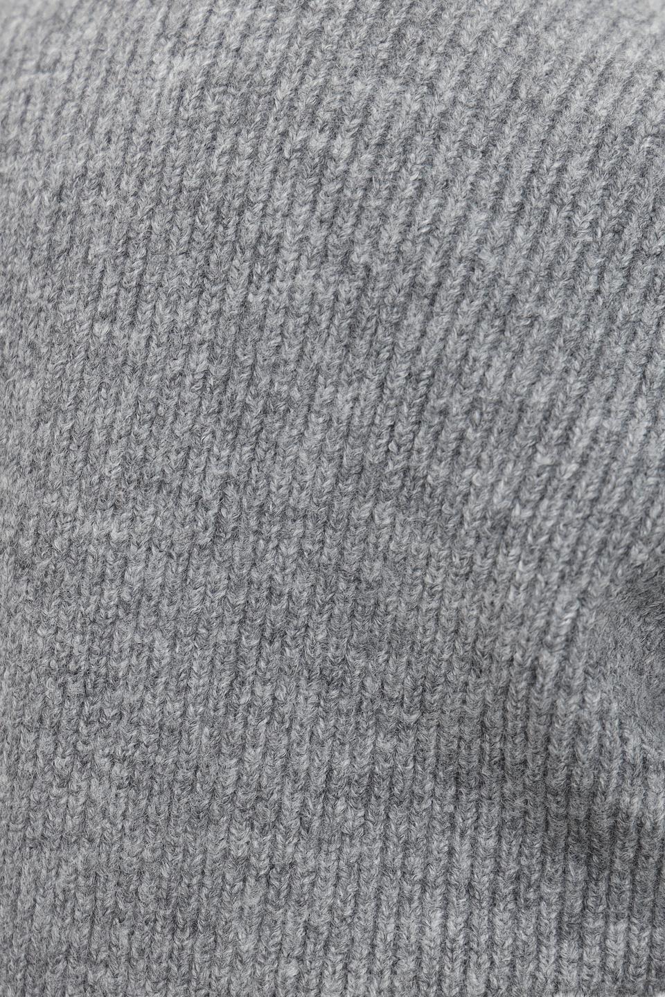 Шапка Fraas серая с завязками