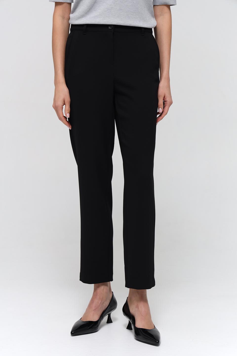 Брюки Frank Walder чёрные прямые