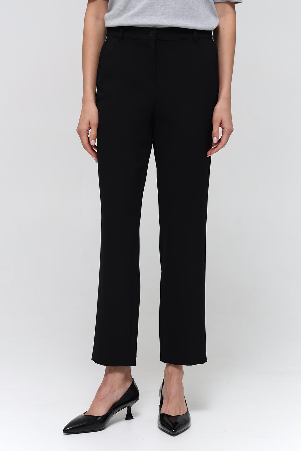 Брюки Frank Walder чёрные прямые