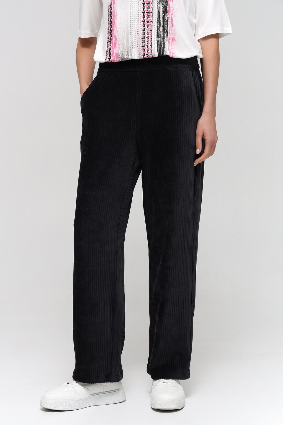 Брюки вельветовые Rabe collection чёрные