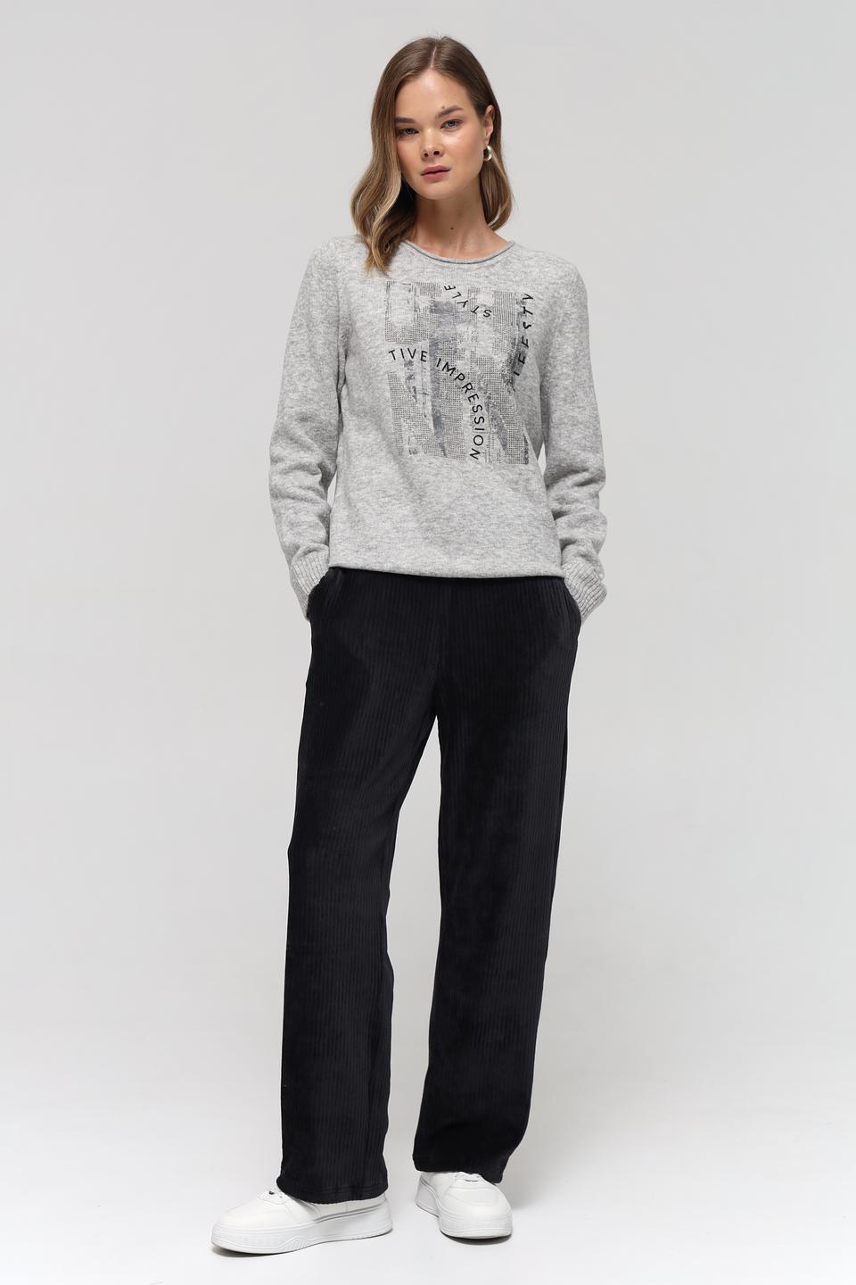 Брюки вельветовые Rabe collection чёрные