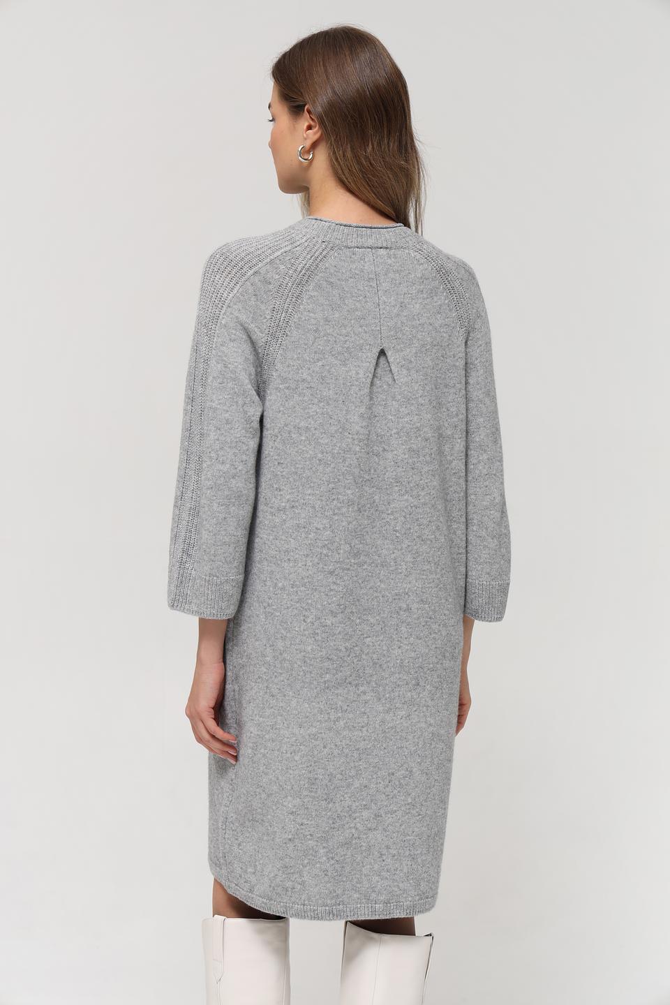 Платье Rabe collection серое вязаное