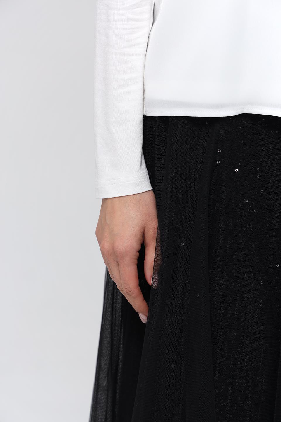 Блуза Frank Walder белая с воротником