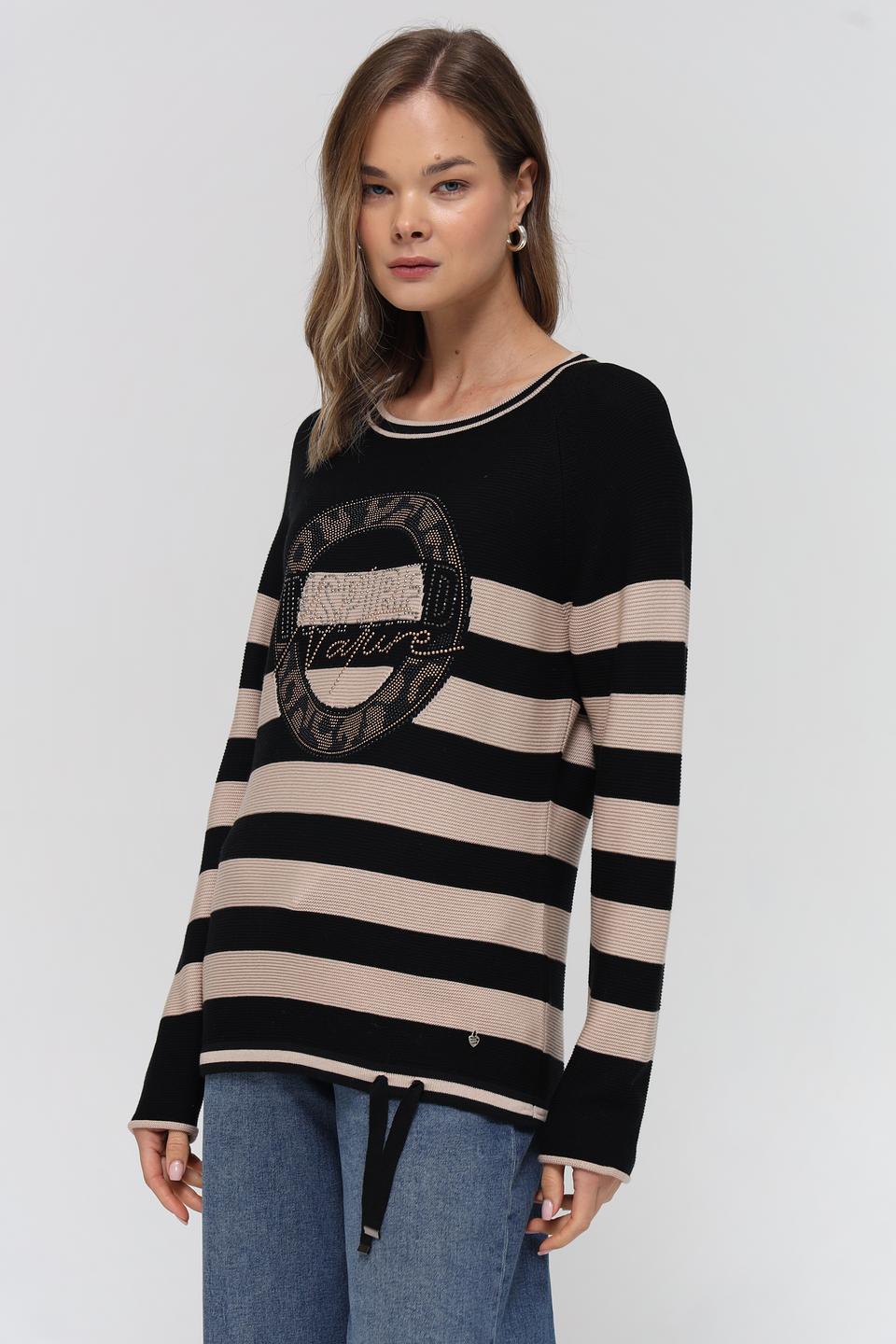 Пуловер Rabe collection в полоску