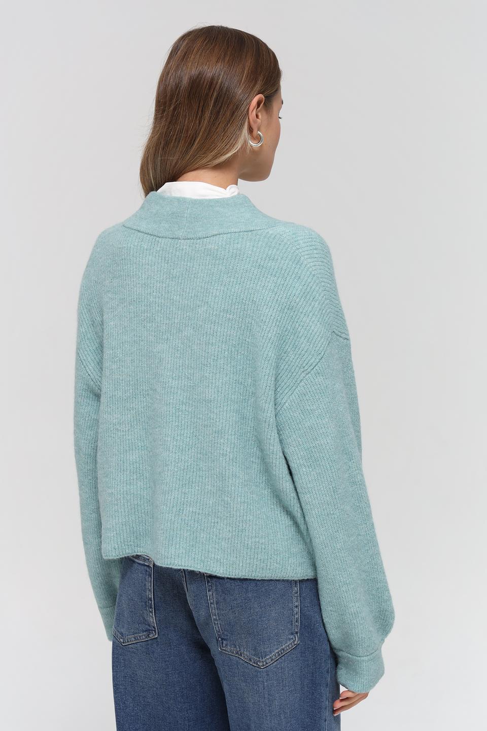 Жакет Lecomte вязаный мятный