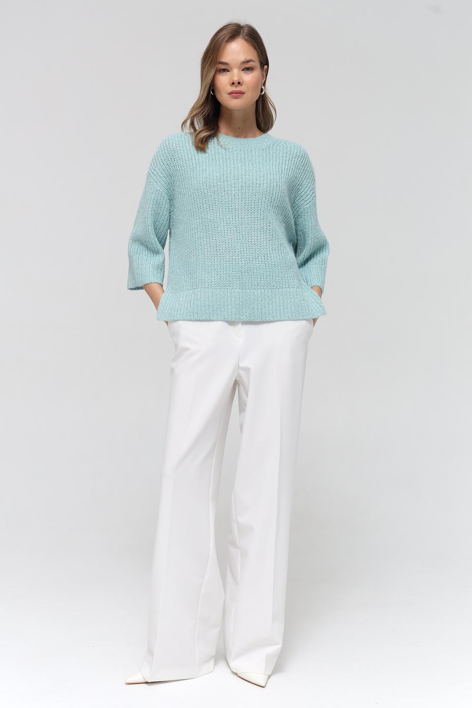 Пуловер Lecomte мятный