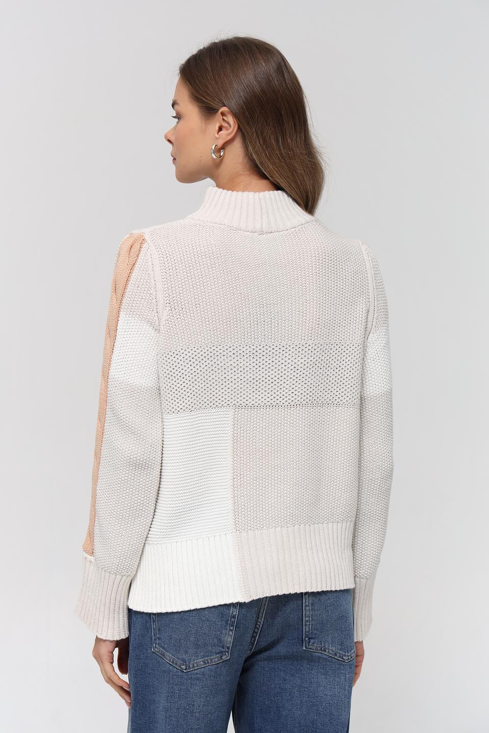 Пуловер Monari комбинированный бежевый