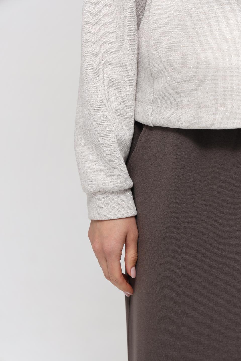 Жакет Monari с логотипом серый